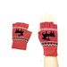 Guantes calefactores USB eléctricos de medio dedo para mujer, otoño e invierno, estudiantes, equitación, lana, lindos y dulces dedos desnudos._voghion.com