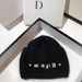 Autumn and Winter King Letter Rabbit Hair Knitted Hat Women's Fashion Sequin Soft Glutinous Warm Pullover Cap Korean_voghion.com