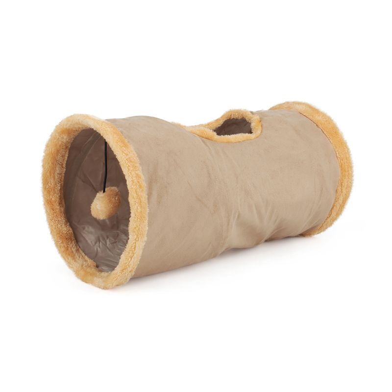 Cucciolo di peluche palla giocattolo per animali domestici tenda tunnel tubo pieghevole contenitore velluto gatto canale trapano secchio_voghion.com