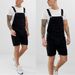 Neue Herren-Denim-Shorts im Used-Look, Jumpsuit-Arbeitshose mit Schultergurten_voghion.com