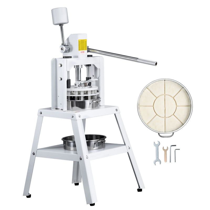 VEVOR Manual Dough Divider 10PCS Hand Press Dough Cutter Bread Maker For Bakery_voghion.com