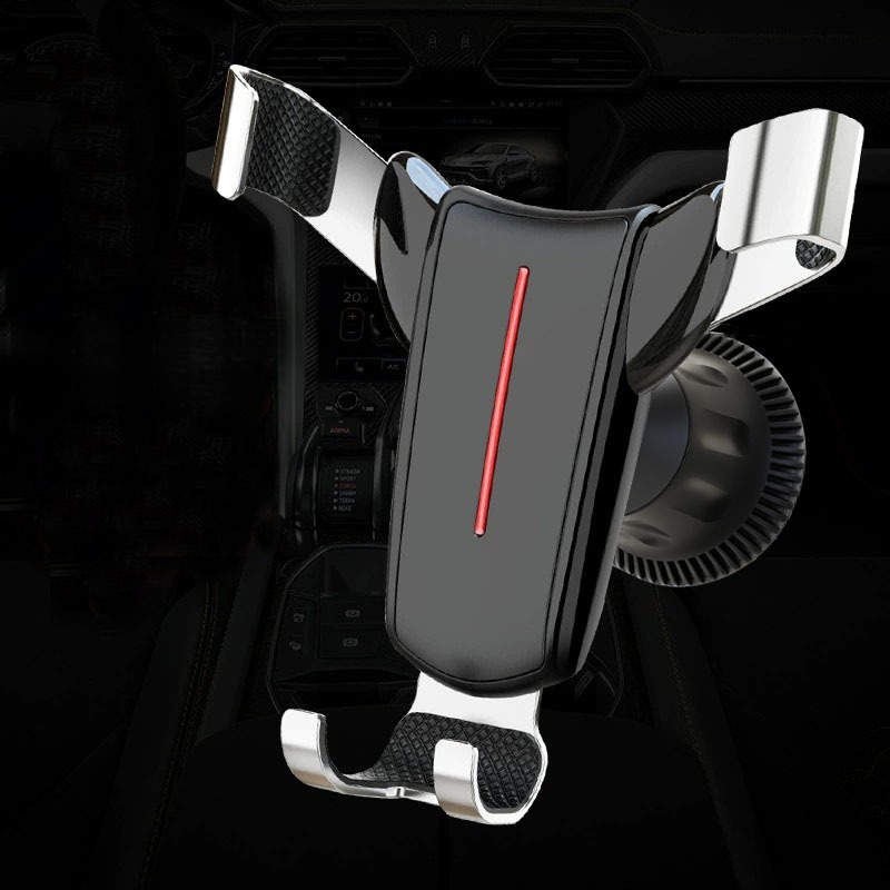 Bil Air Outlet Sensing Biltelefon Triangel Gravity Cow Head Holder_voghion.com