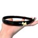 Zhao Lusi Same Style Gouden Puppy Koreaanse Lakleer Zwarte Haarband Vrouwen Hoge Kroon Hoofdband Clip Haaraccessoire_voghion.com