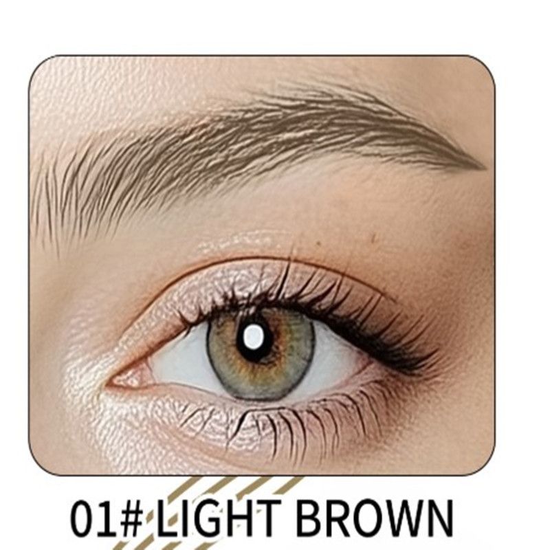 OCHEAL Double-headed Four-pronged Eyebrow Pencil Four-claw Eyeliner Waterproof And Sweat-proof Three-dimensional Wild Eyebrow Glue Setting Liquid_voghion.com