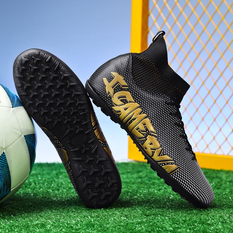 Zapatos de fútbol para hombre, botas de bota de alta calidad, botines ultraligeros y cómodos para entrenamientos deportivos, botines largos de césped y fútbol sala_voghion.com