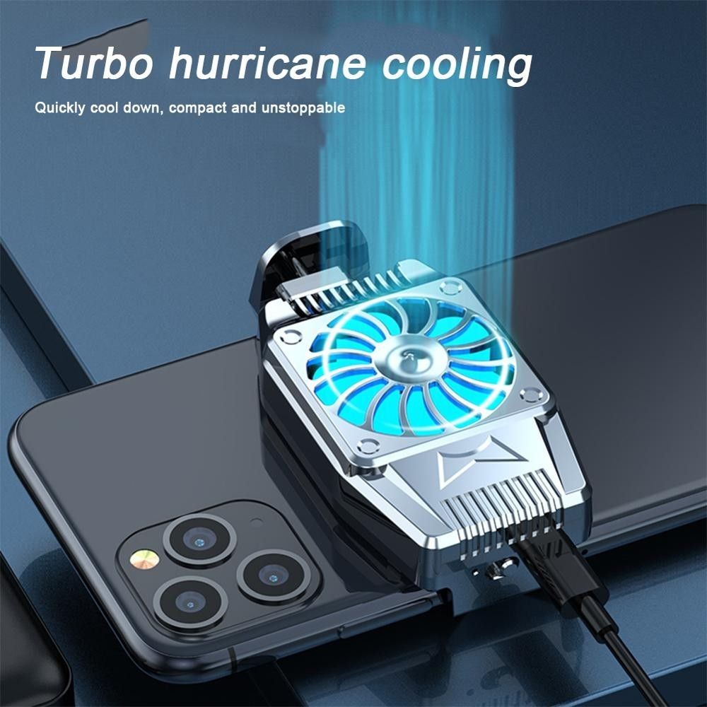 Mini ventilateur de refroidissement universel pour téléphone portable, radiateur Turbo Hurricane Game Cooler Cel_voghion.com