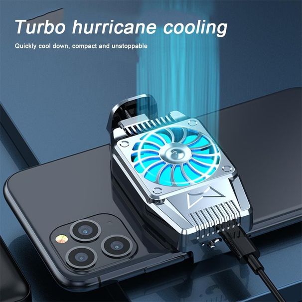 Mini ventilateur de refroidissement universel pour téléphone portable, radiateur Turbo Hurricane Game Cooler Cel_voghion.com