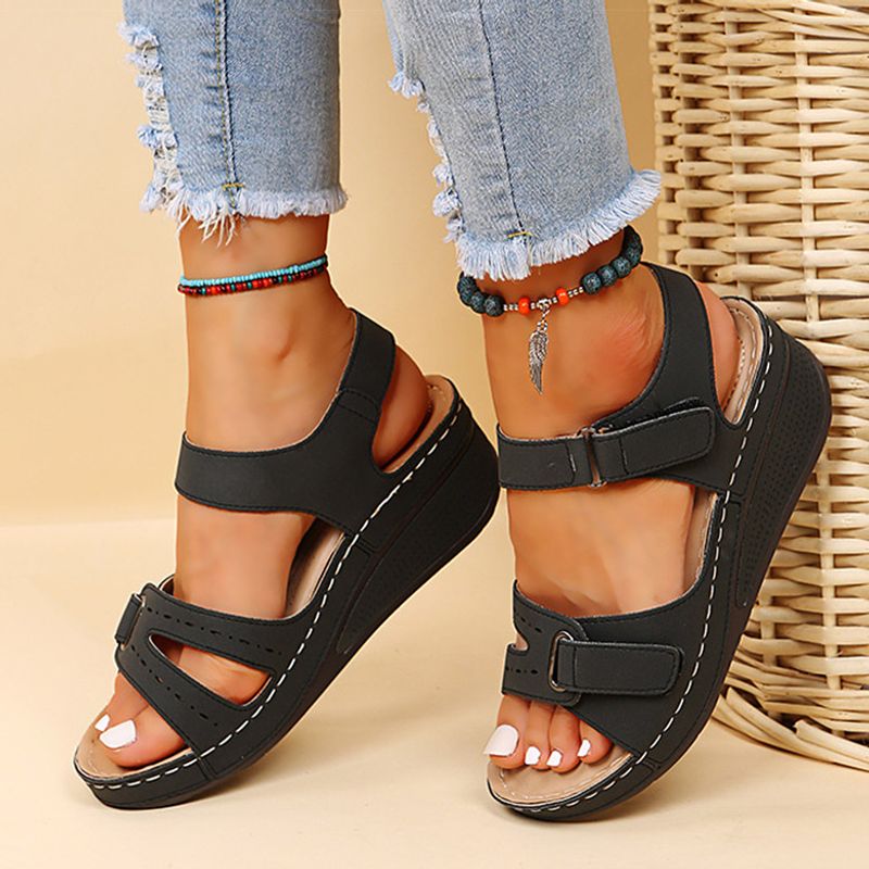 Women Sandals Soft Bottom Wedge Heels Slippers Summer Shoes Women Platform Sandalias Mujer Elegant Wedges Shoes_voghion.com