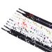 Ink-splashed shoelaces Men's and women's flat fit LACES rope canvas shoes board shoes_voghion.com