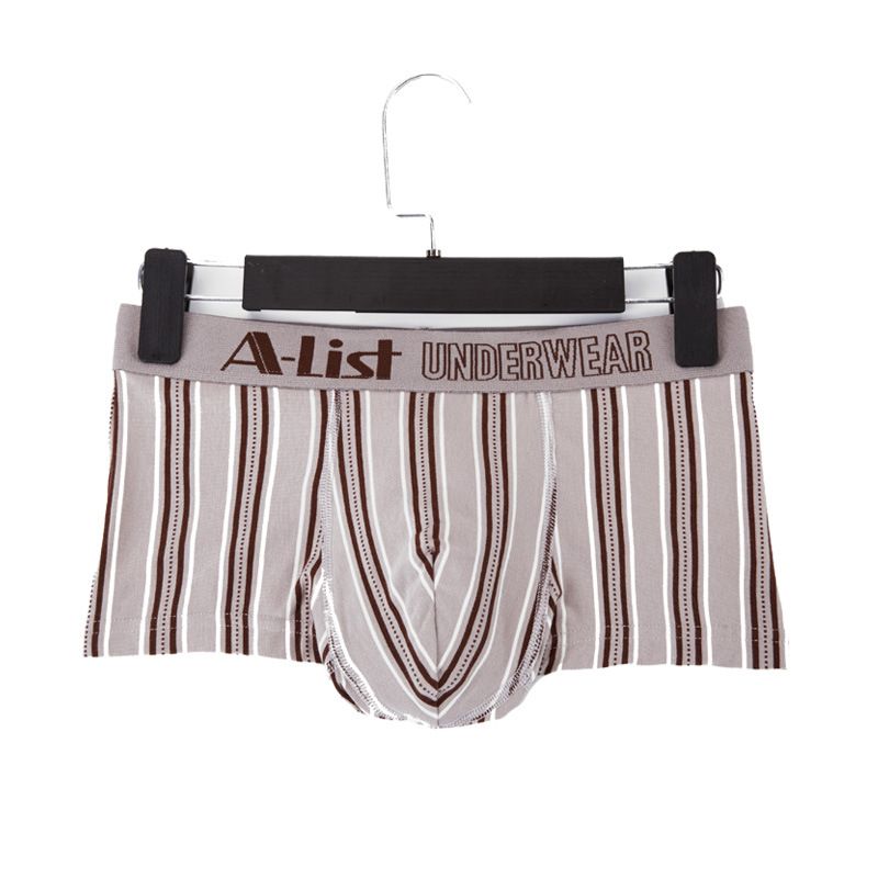 Pánské spodní prádlo Pruhované bavlněné boxerky Boxerky Trendy výrobce Velkoobchod [Výprodej]_voghion.com