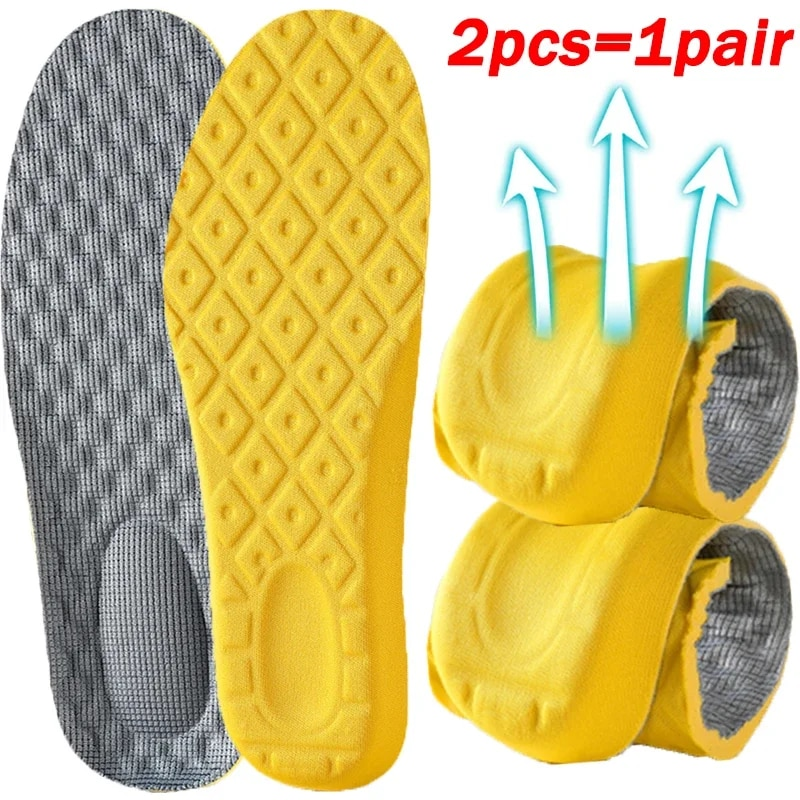 1/3 Pair Memory Schaum Insoles Fraen Männer Sport Running Féiss Insert Këssen Unisex Soft Massage Féiss Pfleeg Schong Polsterung_voghion.com