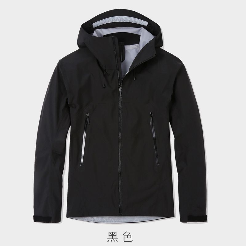 New Hard Shell Jacket Full Heat Sealing Pressure Glue Overflow Single Layer Mountaineering Suit Hot And Cold Pressing Three-in-one Down_voghion.com