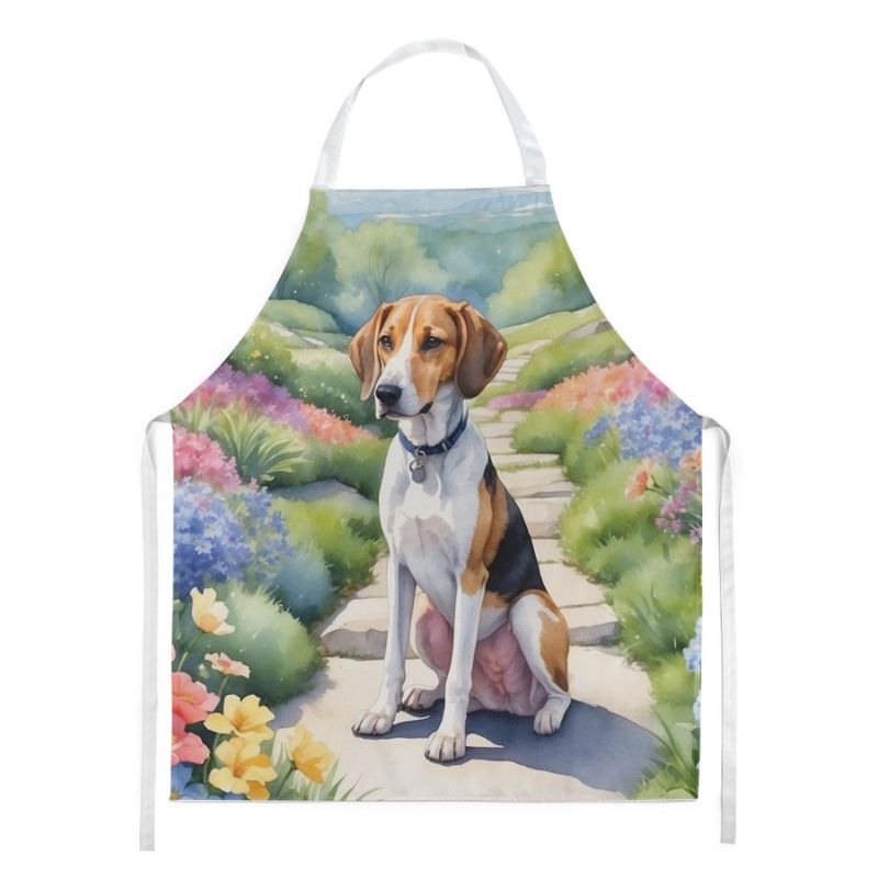 Baking Spring Women Kitchen For Unisex Multicolo Server Men American Foxhound Adult Apron Cooking Crafts Large Gardening Garden_voghion.com