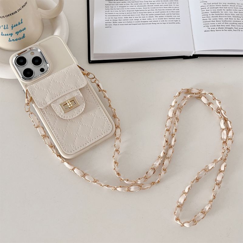 Mobiltelefon taske diagonal kortholder passer til Apple 14Promax mobiltelefon cover iphone13 strap 12 light luxury 11/xs_voghion.com