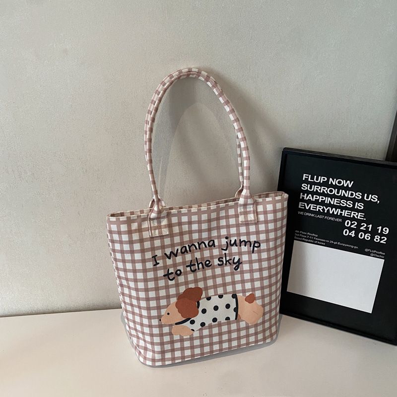 Damen 2025 Cartoon Modische Canvas Multifunktionale Tote_voghion.com