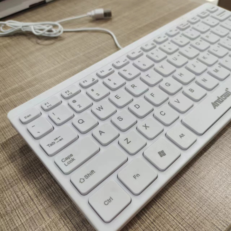Wired 87 keyboard, ultra-thin desktop laptop, office typing, business and home wired computer, small keyboard_voghion.com