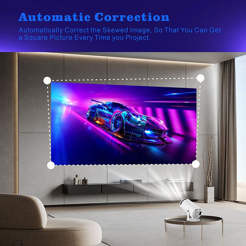 Android Smart Game Console Projector, Smart WIFI4K High-definition Movie Projector. It Comes With Over 2,000 Games For You To Play_voghion.com