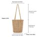Korean Version Hollowed Out Chic Temperament Cotton Thread Hand Woven Bag Temperament One Shoulder Hand-held Beach Bag_voghion.com