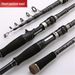 Carbon Sub Sliding Ultra Light Hard Short Section Portable Telescopic Sea Straight Handle Road Fishing Rod_voghion.com