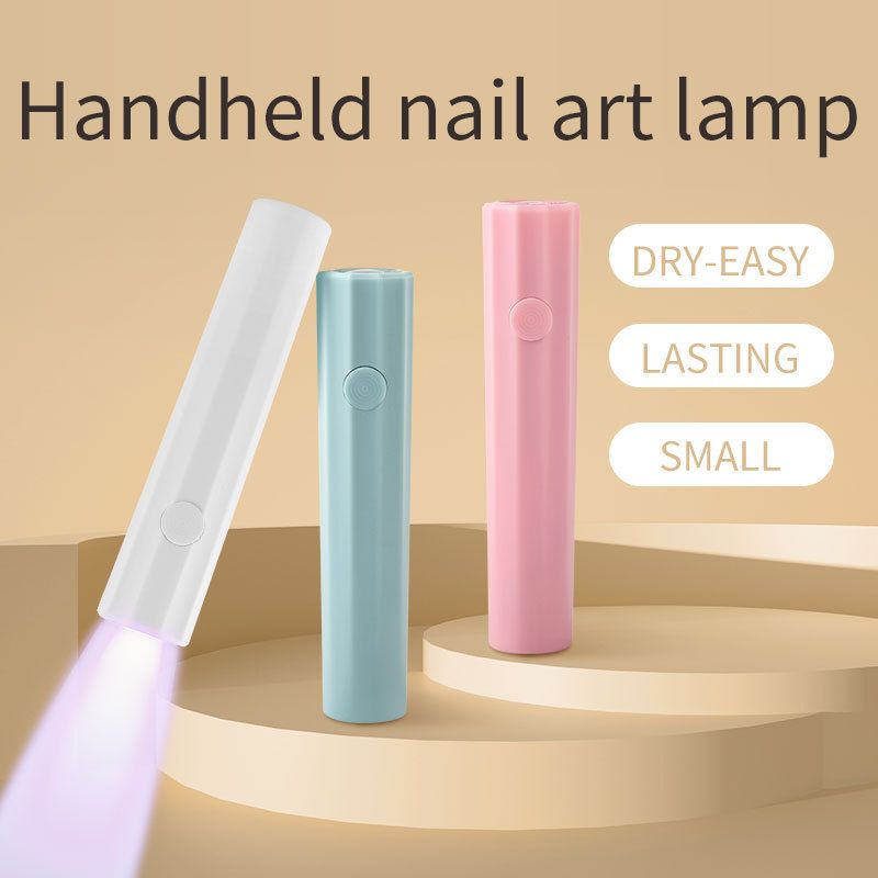 Handheld-Nagellampe, kleine und tragbare wiederaufladbare Mini-Phototherapielampe, Nagelplatten-Backlampe, Nail Art Handheld-Phototherapielampe_voghion.com