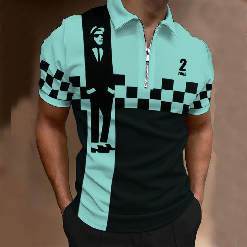 Camicia da uomo Polo da uomo di alta qualità, moda casual da uomo, camicie a maniche corte da uomo slim e slim, vendono bene_voghion.com