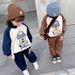 Vêtements pour enfants Printemps et automne Nouveaux pulls de printemps pour garçons Ensembles deux pièces Vêtements pour bébés enfants_voghion.com