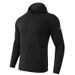 Chaqueta deportiva unisex con capucha – Cortavientos ajustado con cremallera para correr, gimnasio y estilo urbano (S-4XL) – Negro, Blanco, Azul-Gris_voghion.com