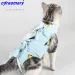 Anti-Leck- und Desinfektionskleidung für Katzen, Kleidung für die postoperative Genesung, atmungsaktive physiologische Anti-Kratz-Körperweste für Hunde_voghion.com