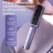 Mini Hair Straightener Brush - Negative Ion Detangling Comb For Quick Styling_voghion.com