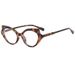 Cat Eye Anti Blue For Women, Gradually Changing Color Flat Light Glasses, New Style, Plain Small Face, Versatile Glasses_voghion.com