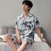 Men's 2025 Summer Ice Silk Pajamas | Short-Sleeved Comfort Set | Breathable Loungewear Perfect For Warm Days_voghion.com