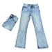 Men's Clothing (Correct marble pattern) 517cleanfit flared jeans snowflake pattern commuter top men's versatile trousers_voghion.com