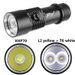 Tauch-Taschenlampe XHP70 Aluminiumlegierung Tauch-Taschenlampe mit starkem Licht Gelbes und weißes Licht Dual-Lichtquelle Tauch-Taschenlampe_voghion.com