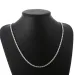 Collana con catena a corda da 4 mm in argento sterling 925 per coppie, uomini e donne, collana da 40-60 cm, gioielli per matrimoni e feste_voghion.com