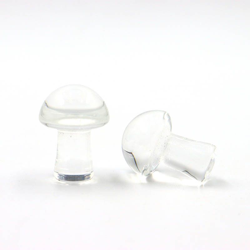 Pietra di cristallo 2 cm Mini fai da te Micro paesaggio Foresta Giardino Paesaggio Vaso di fiori Decorazione Piccoli ornamenti a fungo_voghion.com