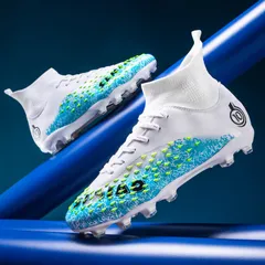 Football shoes Men's high tops spike broken spike teenage boys professional training sneakers