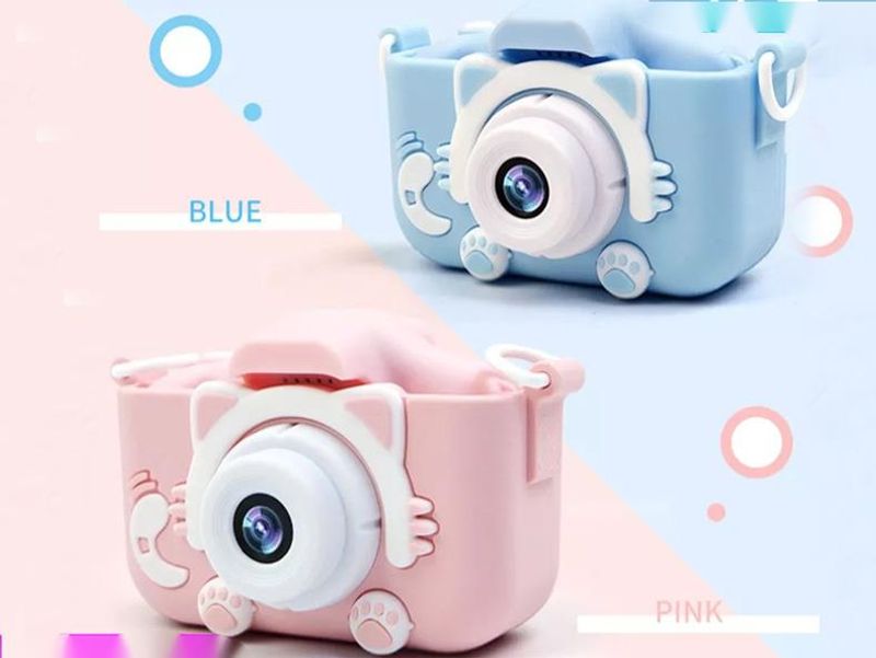 New X5S Digital With Cat Silicone Case Cartoon Children's Camera Toy_voghion.com