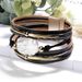 New Leather Wrapped Bracelet Bohemian Bracelet Versatile Women Wear Handmade Jewelry_voghion.com