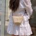 Niche For Women's Summer New Casual Vacation Style Grass Woven Beach Mini Handheld Shoulder Crossbody Bag_voghion.com