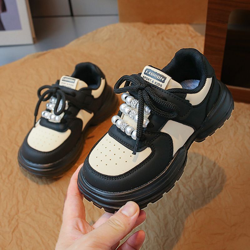 Children's Leather Shoes Girls Shoes New Autumn And Winter Girls Fashionable Single Shoes Small Children's Non Slip Casual Shoes_voghion.com