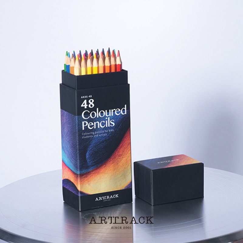48-Color Premium Colored Pencils Set - Vibrant & Smooth Artist-Grade Drawing Pencils For Kids, Students & Professionals - Ideal For Sketching_voghion.com