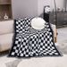 Checkered Sofa Cover - Full Protection, Cat Scratch Proof, Stain Resistant, Stylish & Durable_voghion.com