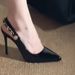 Petite Height-Increasing High-End Desire Professional Shoes Internet Celebrity New Pointed Toe Black Soft Sole_voghion.com