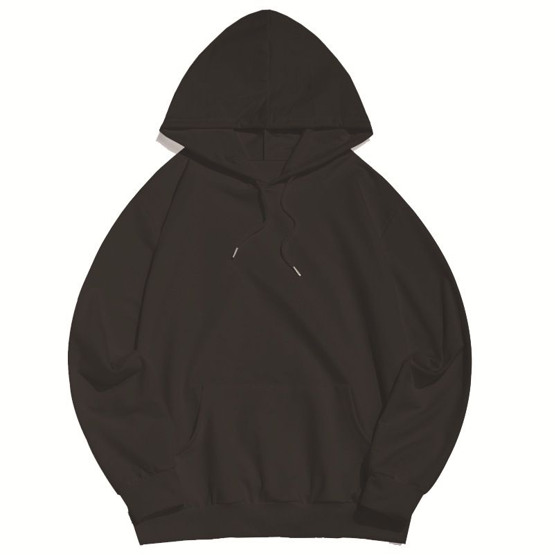 Voľná mikina s kapucňou pre pánov a ženy s prefabrikovaným vzorom a plyšovou hrubou mikinou_voghion.com