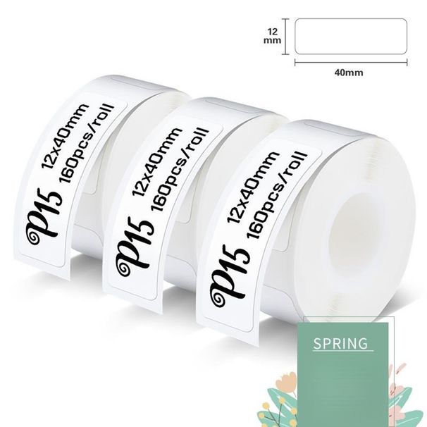 Portable Label Maker P15 Bluetooth Thermal Printer Wireless_voghion.com