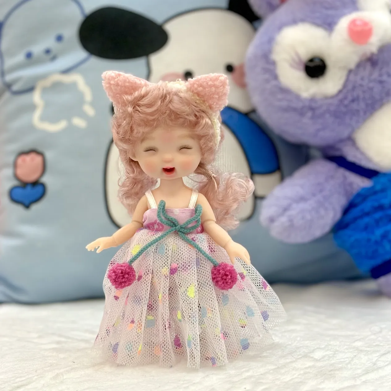 16-17Cm Explosive Doll Simulation Girl Princess Multi-joint Exquisite 6 Inch Bjd Children's Toy_voghion.com