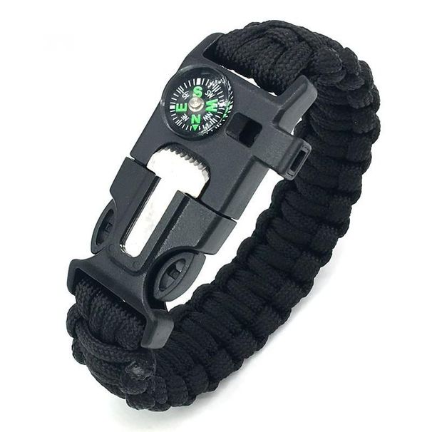 Survival Multifunktionales 5-in-1 Outdoor Paracord Camping Abenteuer Siebenkern Armband_voghion.com
