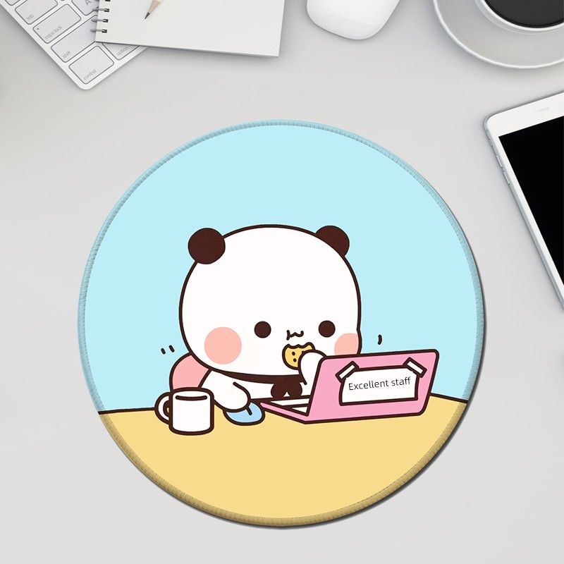 Unbeatable Quality One Two Cloth Young Adult Heart Office Mouse Mat_voghion.com