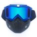 Retro Motorcycle Goggles – UV Protection, Anti-Fog, Interchangeable Lenses For Off-Road Riding, Snow Sports & Outdoor Adventures (Unisex)_voghion.com