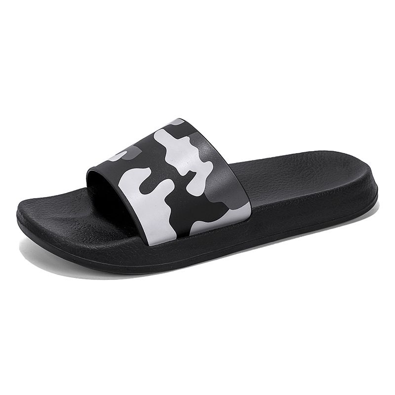 Men's Summer Wear Trend Sports Leisure Anti-slip Deodorant Men's Soft-soled Beach Slippers_voghion.com